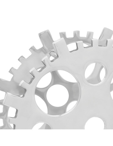 Portabottiglie Argento 39 x 14 x 39 cm Alluminio