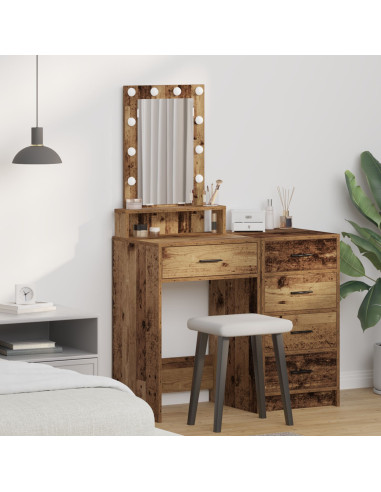 Tavolo da Trucco Marrone 50 x 41 x 140 cm Legno multistrato