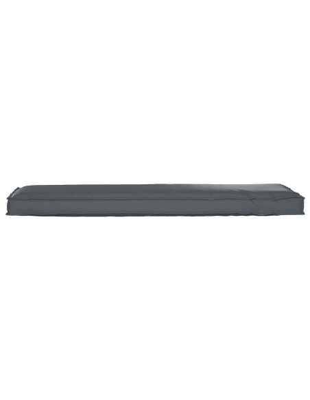 Cuscino Antracite Poliestere 140 cm x 40 cm x 8 cm
