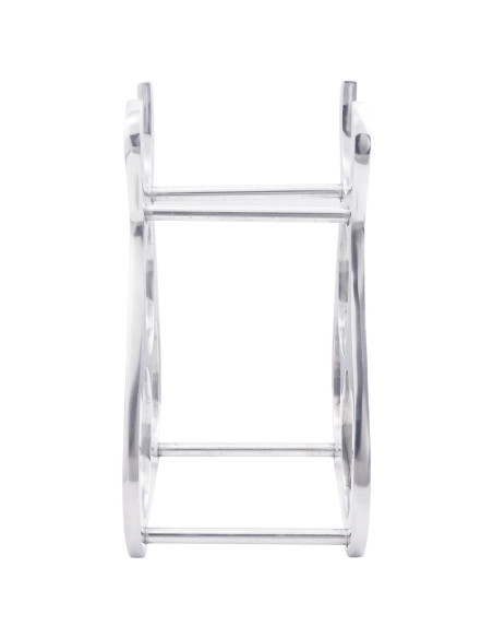 Scaffale per Vino  Argento 23x14x28 cm Alluminio