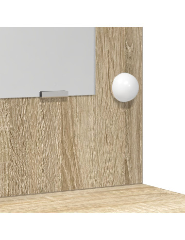 Tavolo da Trucco con cassetto 2 pcs Marrone 50 x 41 x 135 cm