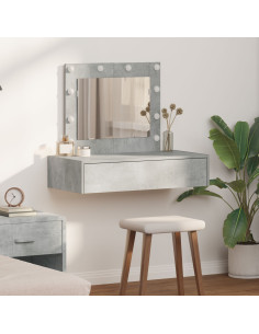 Tavolo da Trucco Grigio 83 x 40 x 70 cm Legno multistrato
