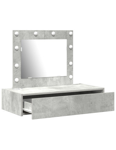 Tavolo da Trucco Grigio 83 x 40 x 70 cm Legno multistrato