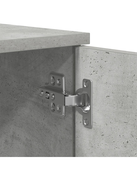 Struttura del letto con cassetto Grigio cemento 70 x 190 cm