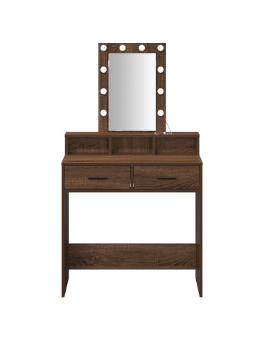 Tavolo da Trucco Marrone 79 x 41 x 140 cm Legno multistrato