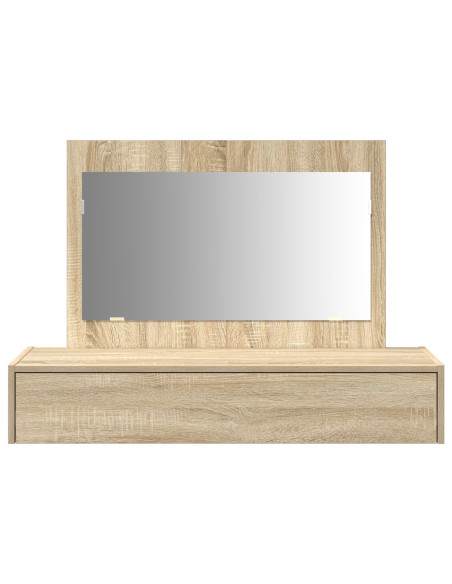 Toeletta da parete  in Rovere Sonoma 100x40x70 cm