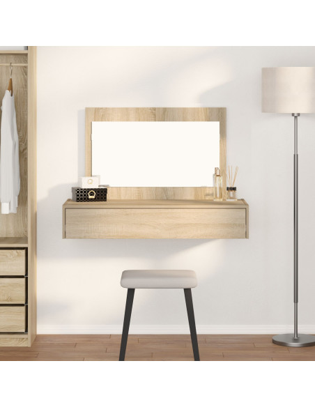 Toeletta da parete  in Rovere Sonoma 100x40x70 cm