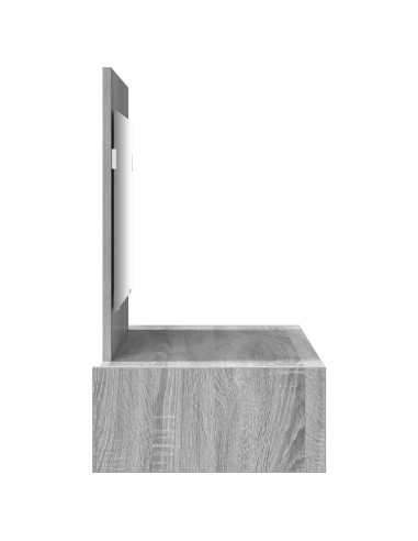 Tavolo da Trucco Grigio 83 x 40 x 70 cm Legno multistrato