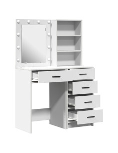 Tavolo da Trucco con cassetto 2 pcs Bianco 50 x 41 x 135 cm