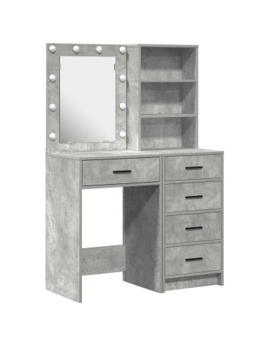 Tavolo da Trucco con cassetto 2 pcs Grigio 50 x 41 x 135 cm