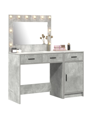 Tavolo da Trucco 2 pcs Grigio 40 x 41 x 75 cm Legno multistrato