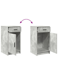 Tavolo da Trucco con cassetto 2 pcs Grigio 50 x 41 x 135 cm