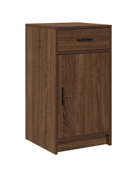 Set da 2 Pezzi per Vanity con LED in Legno Nero Ingegnerizzato