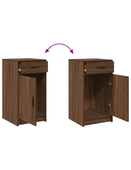 Set Trucco 3 Pezzi  con LED in Legno Nero