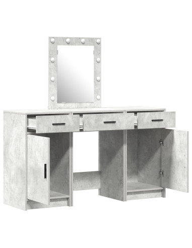 Tavolo da Trucco Grigio 50 x 41 x 135 cm Legno multistrato