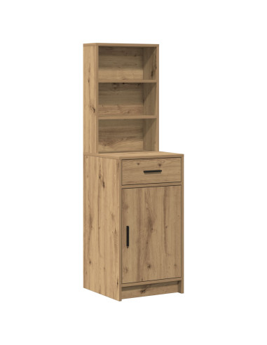 Set da tavolo da trucco con LED 3 pcs Rovere artigianale