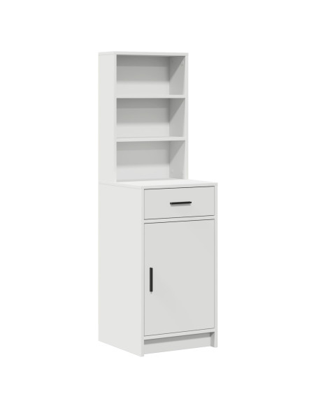 Set da toeletta 3 pezzi  in legno ingegnerizzato bianco