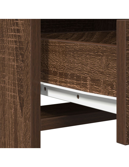 Set da toeletta 3 pezzi  in legno ingegnerizzato rovere