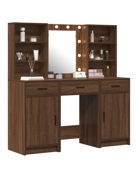 Set Toeletta  Set di 3 Legno Vecchio Legno ingegnerizzato