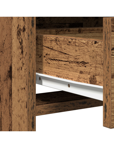 Set Toeletta  Set di 3 Legno Vecchio Legno ingegnerizzato