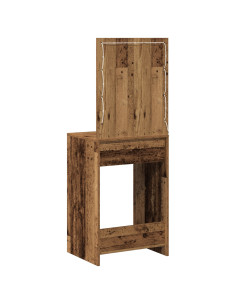 Tavolo da Trucco con cassetto Legno vecchio 50 x 41 x 135 cm 2