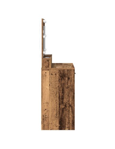 Tavolo da Trucco con cassetto Legno vecchio 79 x 41 x 135 cm