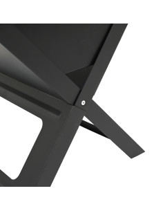 Griglia da Esterno Nero 46 x 31 x 31 cm Acciaio 2