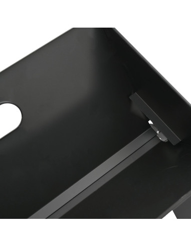 Griglia da Esterno Nero 46 x 31 x 31 cm Acciaio