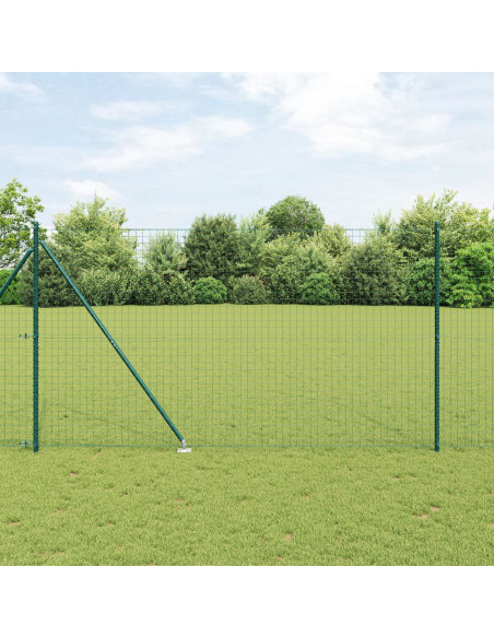 Pali per recinzione  con picchetto 7 pcs Ø32 mm 170 cm acciaio zincato