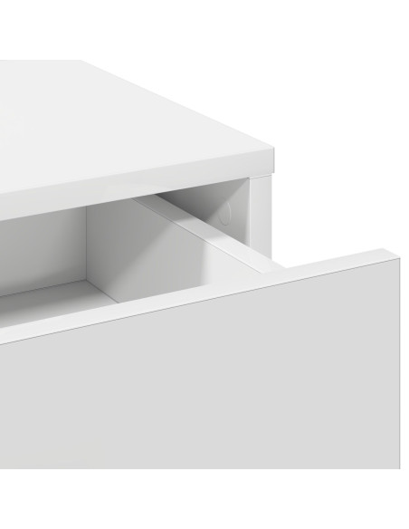 Toeletta  con luci LED Bianca 50x41x135 cm
