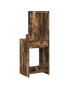 Tavolo da Trucco Rovere fumé 50 x 41 x 135 cm Legno multistrato 2