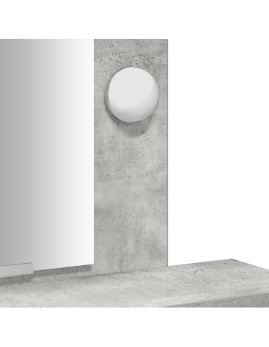 Tavolo da Trucco Grigio 50 x 41 x 140 cm Legno multistrato