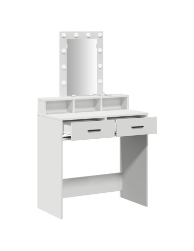 Tavolo da Trucco Bianco 79 x 41 x 140 cm Legno multistrato