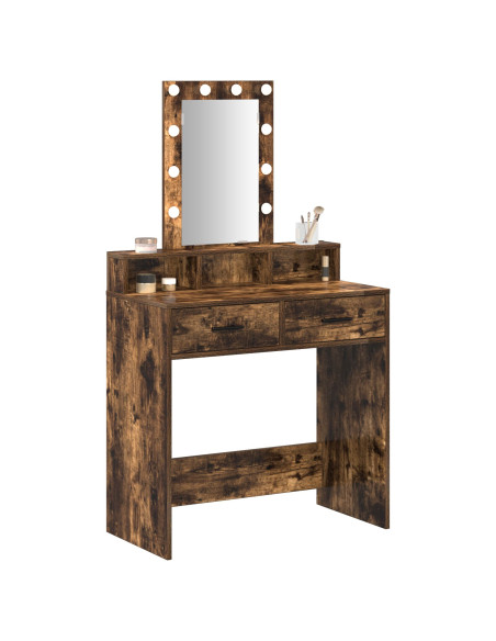 Tavolo da Trucco Marrone 79 x 41 x 140 cm Legno multistrato