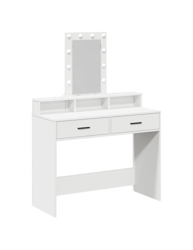 Tavolo da Trucco Bianco 100 x 41 x 140 cm Legno multistrato