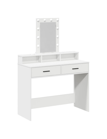 Tavolo da Vanità  Bianco MDF 100 x 41 x 140 cm Tavolo da Vanità
