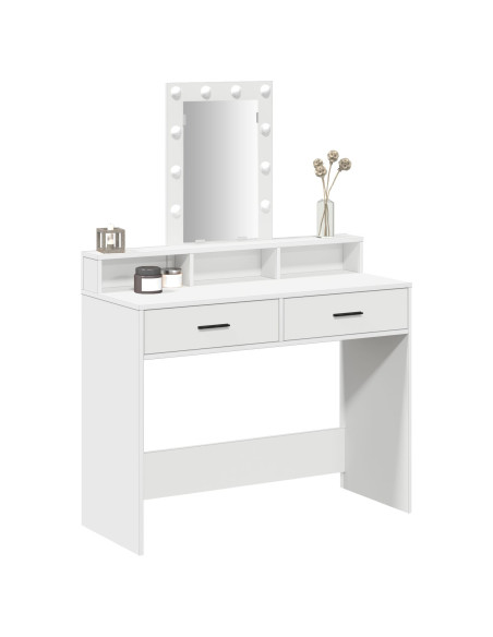 Tavolo da Trucco Bianco 100 x 41 x 140 cm Legno multistrato