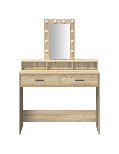 Tavolo da Trucco Marrone 100 x 41 x 140 cm Legno multistrato