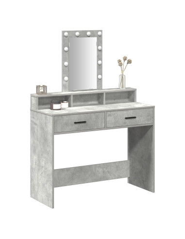 Tavolo da Trucco Grigio 100 x 41 x 140 cm Legno multistrato