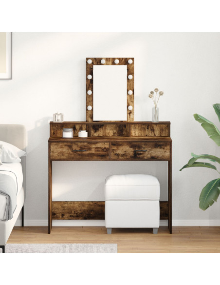 Tavolo da Trucco Marrone 100 x 41 x 140 cm Legno multistrato