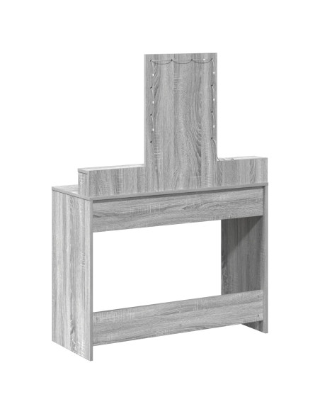 Tavolo da Trucco Grigio 100 x 41 x 140 cm Legno multistrato