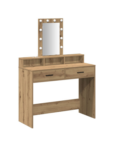 Tavolo da Trucco Marrone 100 x 41 x 140 cm Legno multistrato