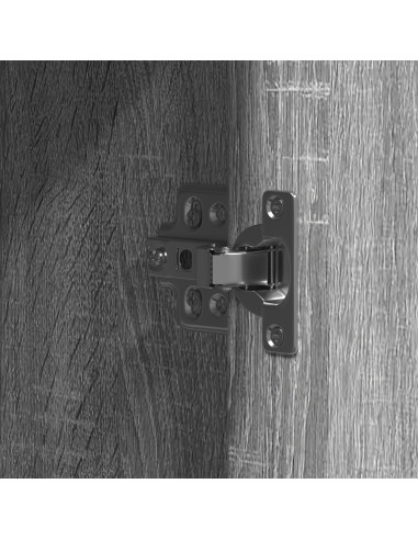 Tavolo da Trucco Grigio 102 x 33 x 135 cm Legno multistrato