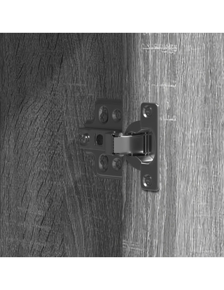 Tavolo da Trucco Grigio 102 x 33 x 135 cm Legno multistrato