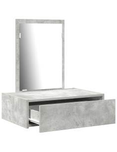 Tavolo da Trucco Grigio 60 x 40 x 70 cm Legno multistrato 2