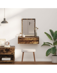 Tavolo da Trucco Marrone 60 x 40 x 70 cm Legno multistrato 2