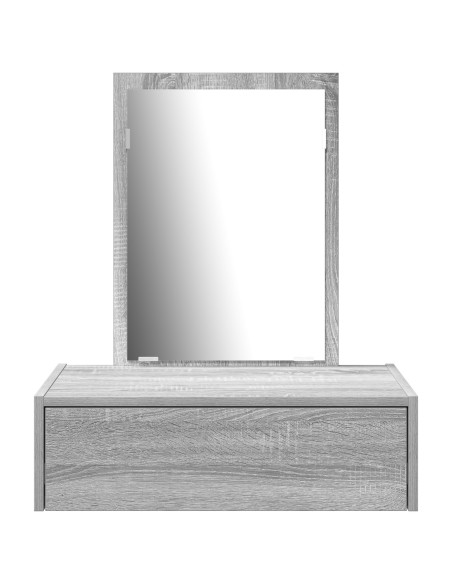 Tavolo da trucco sospeso  Grigio Sonoma 60x40x70 cm