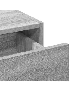 Tavolo da Trucco Grigio 60 x 40 x 70 cm Legno multistrato