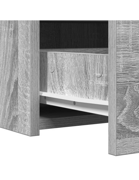 Tavolo da trucco sospeso  Grigio Sonoma 60x40x70 cm