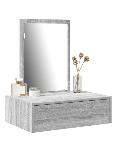 Tavolo da Trucco Grigio 60 x 40 x 70 cm Legno multistrato